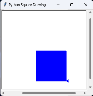 Draw Square in Turtle Python