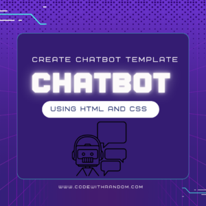 Chatbot Template Using HTML and CSS