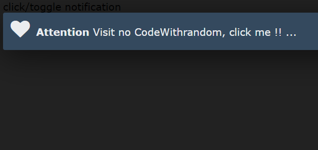 33 CSS Notifications Examples