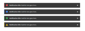33 CSS Notifications Examples
