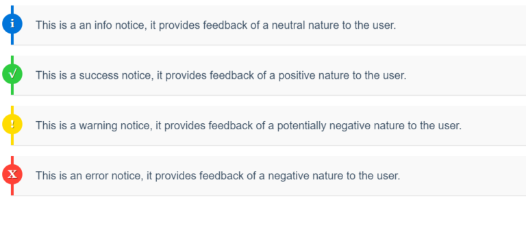 33 CSS Notifications Examples