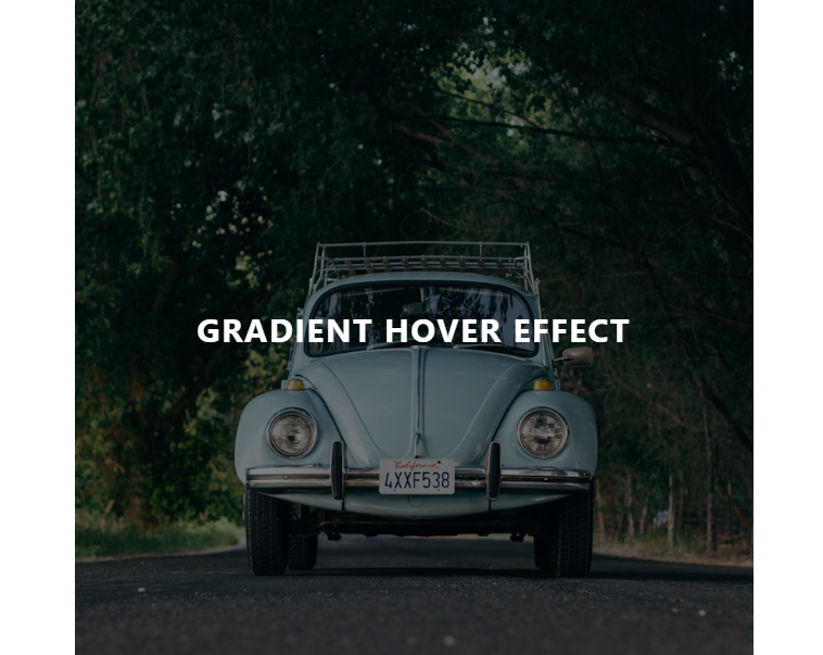 CSS Gradient Hover Effect