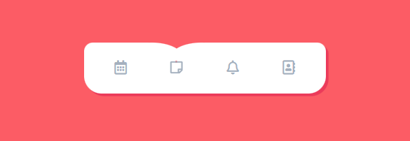 Tab Bar Liquid Animation Using CSS