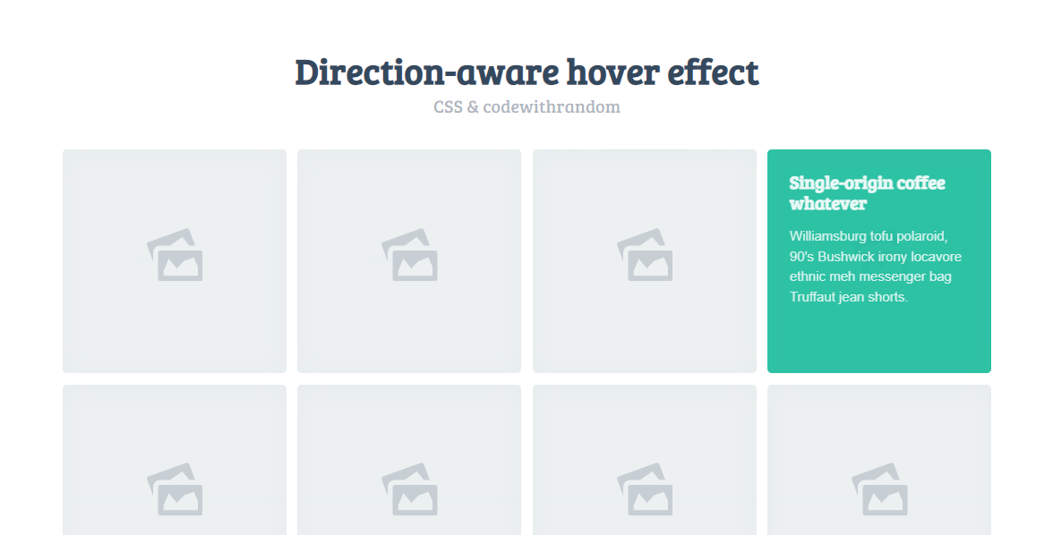 3D hover effect Using CSS