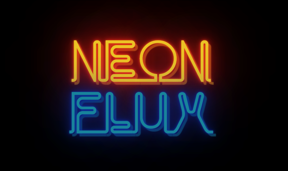 Neon Flux Text