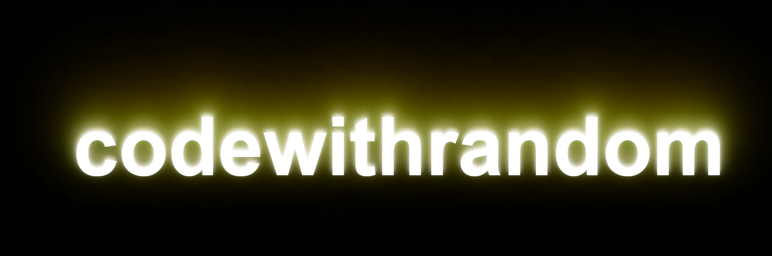 Jitter Glowing text Using HTML