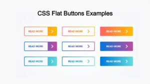 Read more about the article 33+ CSS Flat Buttons Examples