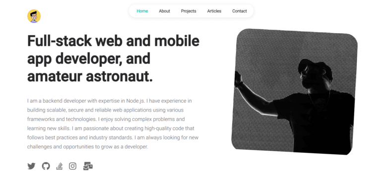 How to Build a Portfolio Website with React ( Source Code )