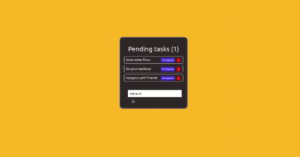 Read more about the article Building a To-Do List App Using ReactJS