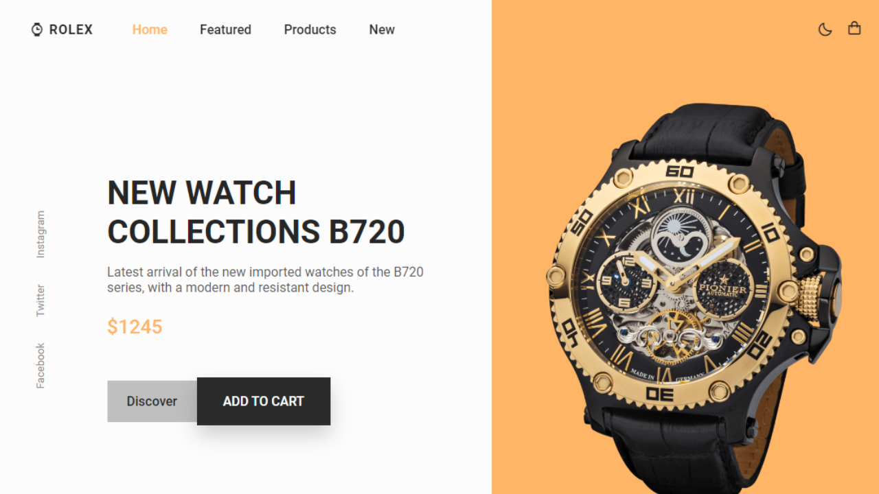 20+ responsive ecommerce website templates using HTML with CSS ...