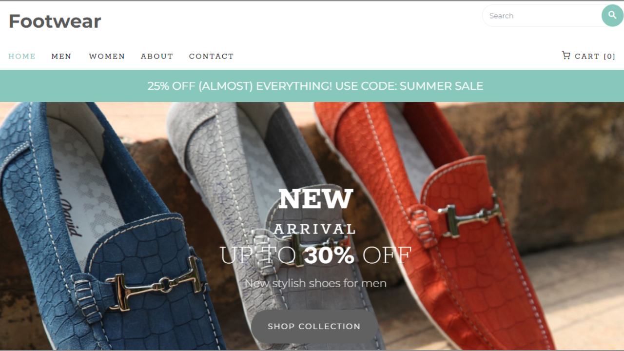 20+ responsive ecommerce website templates using HTML with CSS ...