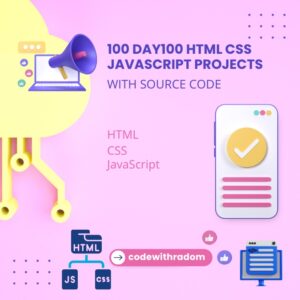 100 Day , 100 HTML CSS JavaScript Projects